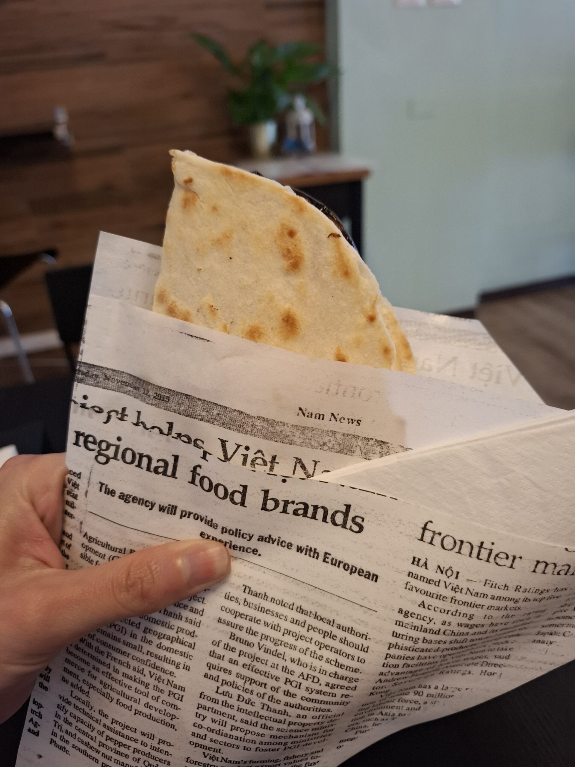 Piadina Prosciutto cotto Praga, provola affumicata, melanzane grigliate