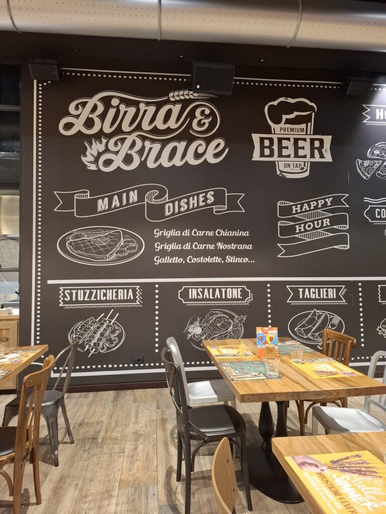 Sala interna | Birra & Brace